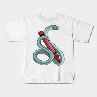 Snake Pupil Crayon School Kids T-Shirt